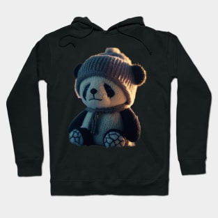 Baby Panda Wearing Snow Clothes Hoodie